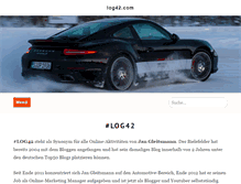 Tablet Screenshot of log42.com